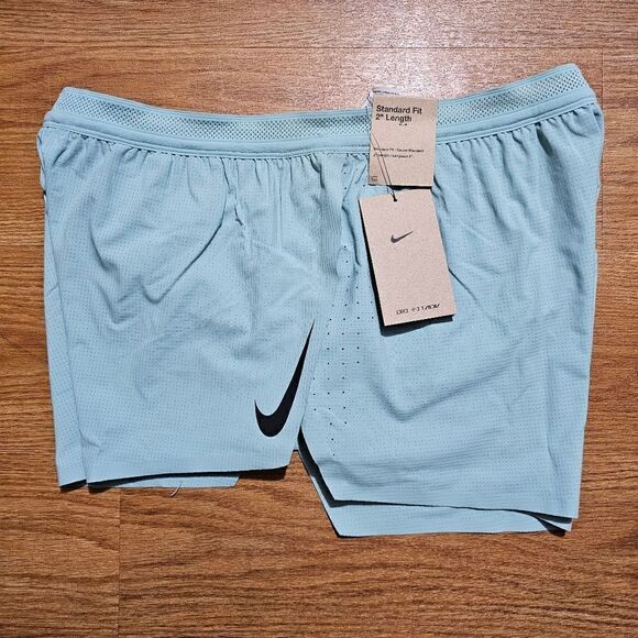 Nike Aeroswift Dri-Fit ADV Running Marathon Racing Shorts XL CJ7837-309 Mint New - Picture 11 of 14